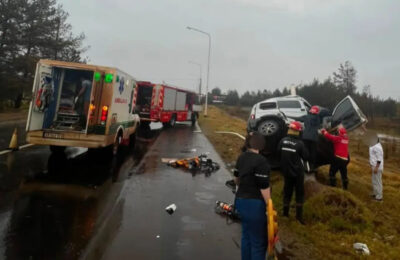 Un muerto y dos heridos tras un despiste sobre la Ruta 12 en Candelaria