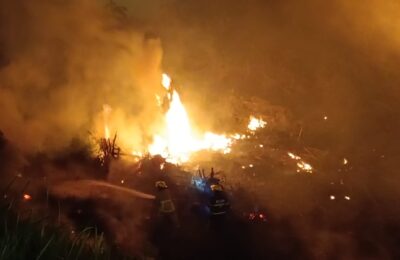 Bomberos controlaron un principio de incendio en la Costanera de Puerto Iguazú