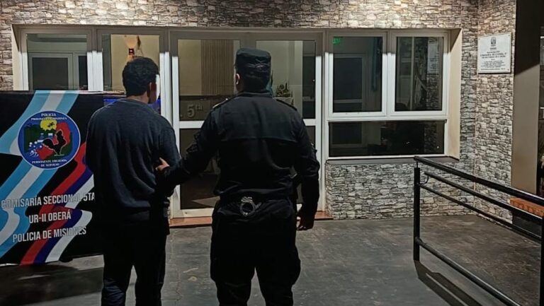 Incumplió una prohibición de acercamiento, amenazó a su padre y terminó detenido en Oberá