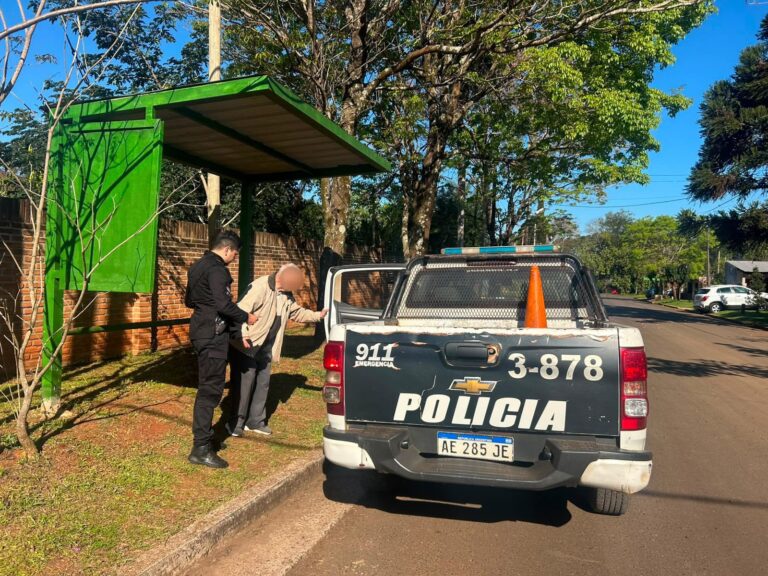 Posadas: hallaron a un hombre de 78 años desorientado y lograron reunirlo con su familia