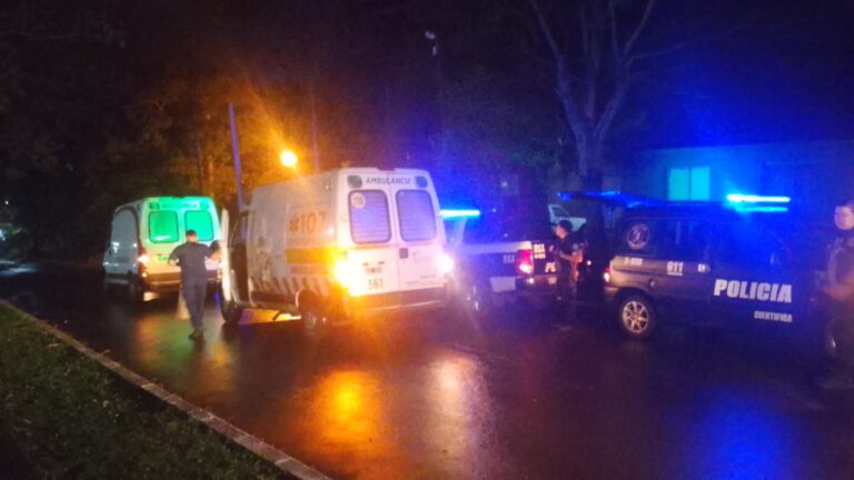Despiste de una motocicleta en Garupá dejó un fallecido y un herido