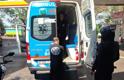 Hallaron a una adolescente en el baño de una estación de servicio de Eldorado y fue trasladada al SAMIC