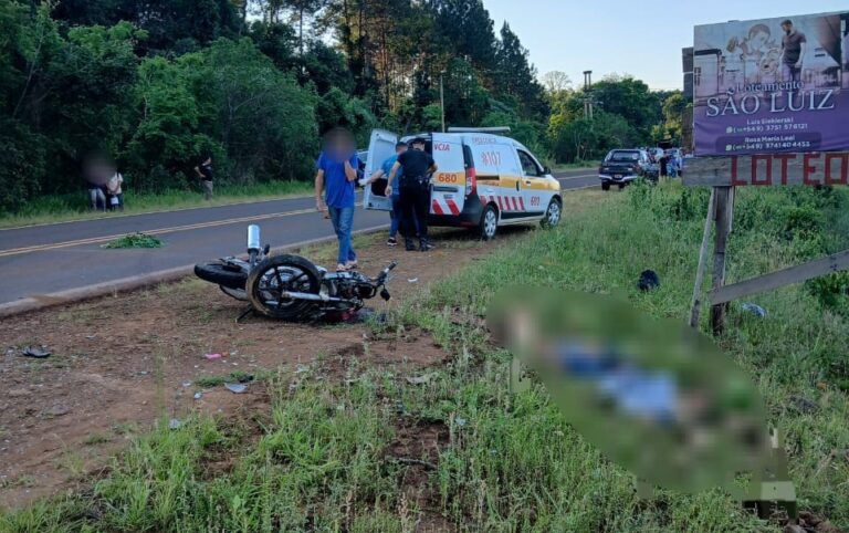 San Antonio: un motociclista de 22 años murió tras chocar con un automóvil sobre la Ruta 101