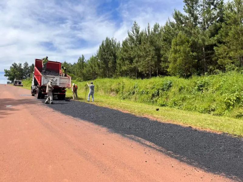 Vialidad de Misiones reparó la Ruta Provincial 212 para tenerla disponible como alternativa a la Ruta Nacional 12