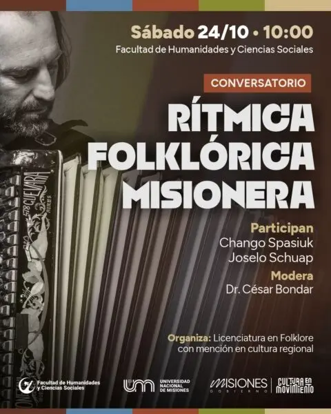 Chango Spasiuk y Joselo Schuap abrirán un ciclo sobre folklore y cultura regional en la UNaM