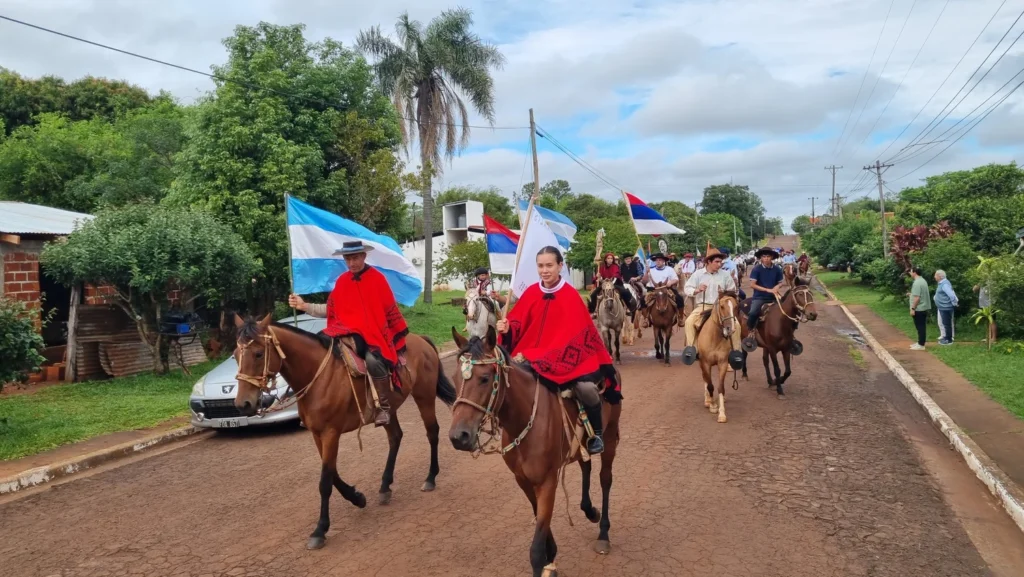 San José celebró la Fiesta Provincial del Caballo con unos 200 jinetes de Misiones y Corrientes