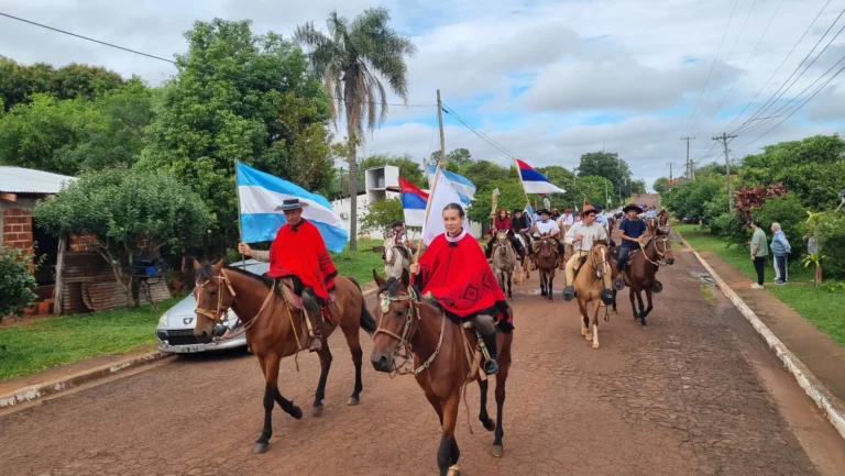 San José celebró la Fiesta Provincial del Caballo con unos 200 jinetes de Misiones y Corrientes