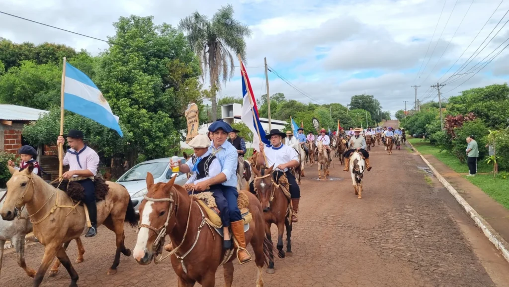 San José celebró la Fiesta Provincial del Caballo con unos 200 jinetes de Misiones y Corrientes