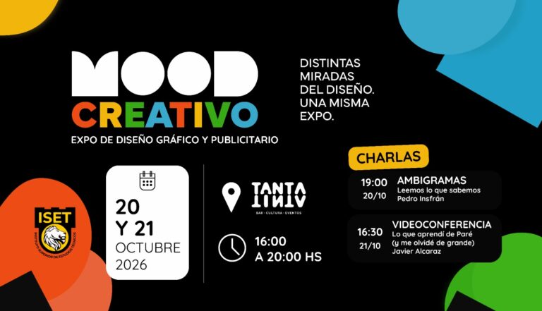 Mood Creativo 2026: estudiantes de Diseño Gráfico y Publicitario del ISET expondrán sus trabajos en Posadas
