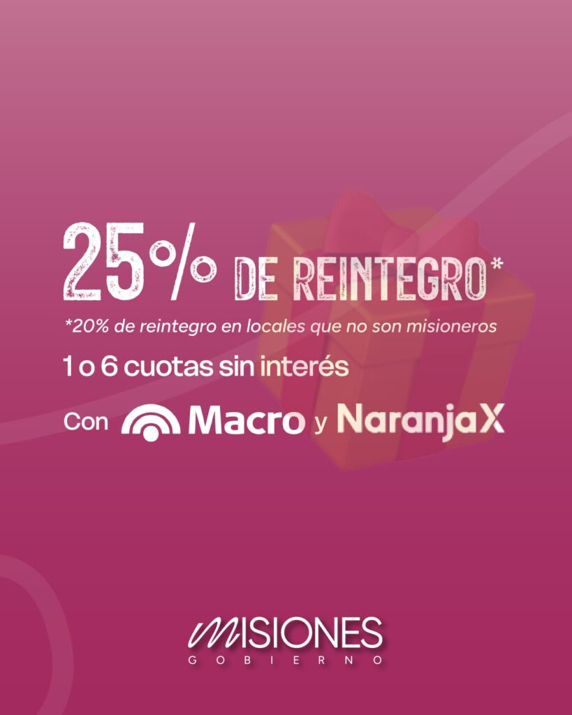 Ahora Mamá estará vigente este viernes y sábado con cuotas sin interés y reintegros de hasta el 25%