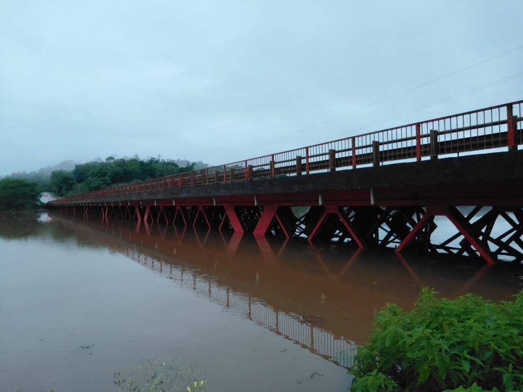 Crecidas en Misiones: tres pasos fronterizos habilitados, uno cerrado y dos cortes sobre la Ruta Nacional 12
