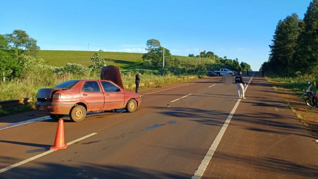 Murió un motociclista de 18 años tras un choque con un auto sobre la ruta 14 en Fracrán