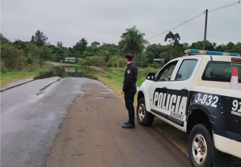 Qué caminos de Misiones permanecen cerrados por la crecida de ríos y arroyos