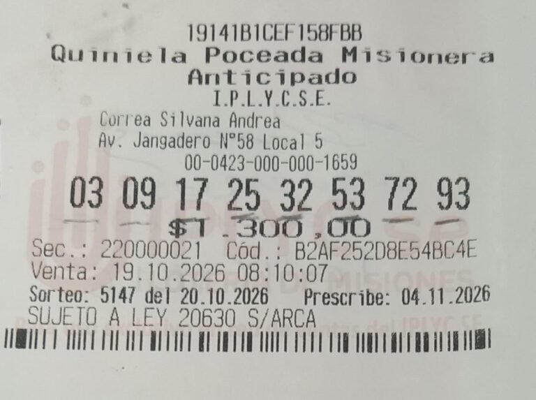 El ganador de los $388 millones de la Poceada contó en qué gastará el premio: pagar deudas, ayudar a sus hijos y viajar
