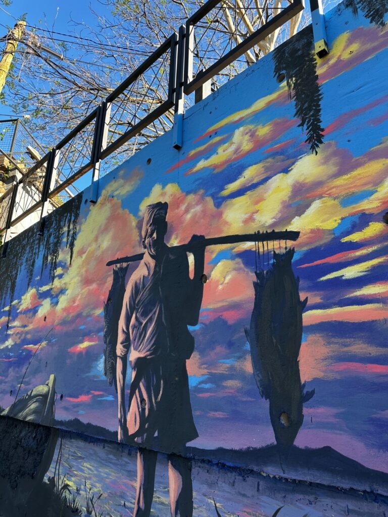 “El Pescador de la Ribera”: Posadas suma arte urbano al Anfiteatro Manuel Antonio Ramírez